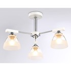 Люстра подвесная Ambrella light, Traditional, TR9091, 3хE27, цвет белый, хром - Фото 3