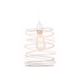 Светильник подвесной в стиле лофт Ambrella light, Traditional, TR8400, 1хE27, цвет белый