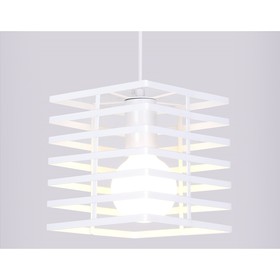 Светильник подвесной в стиле лофт Ambrella light, Traditional, TR8410, E27, цвет белый