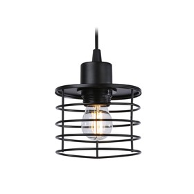 Светильник подвесной в стиле лофт Ambrella light, Traditional, TR8068, E27, цвет чёрный