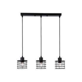 Светильник подвесной в стиле лофт Ambrella light, Traditional, TR8075, 3хE27, цвет чёрный