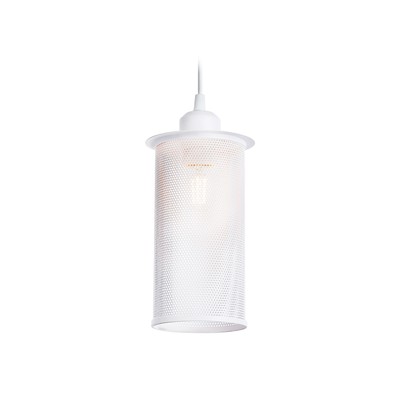 Подвесной светильник в стиле лофт TR8161, E27, 40Вт, 102х102х255 мм, цвет белый