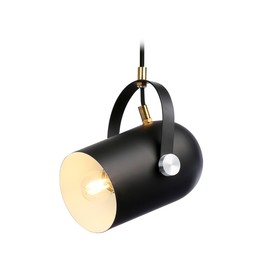 Светильник подвесной в стиле лофт Ambrella light, Traditional, TR8206, E27, цвет чёрный