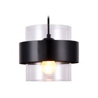 Подвесной светильник со сменной лампой TR3646, E27, 40Вт, 180х180х160 мм, цвет чёрный - фото 4130905