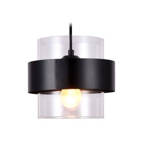 Светильник подвесной со сменной лампой Ambrella light, Traditional, TR3646, E27, цвет чёрный
