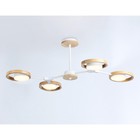 Светильник светодиодный подвесной Ambrella light, LineTech, FL51609, 4хLED, 28 Вт, 2100Lum, 3000-6400К, цвет белый, светлое дерево - Фото 3