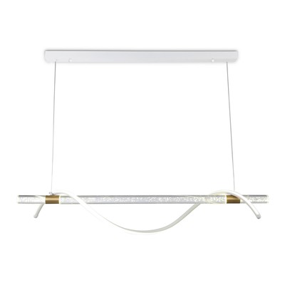 Светильник светодиодный подвесной Ambrella light, LineTech, FL5002, LED, 12 Вт, 900Lum, 4200К, цвет белый, золото, прозрачный