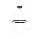 Светильник светодиодный подвесной с пультом Ambrella light, Line, FL10501, LED, 74 Вт, 5550Lum, 3000-6400К, цвет чёрный хром - Фото 1