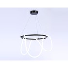 Светильник светодиодный подвесной с пультом Ambrella light, Line, FL10501, LED, 74 Вт, 5550Lum, 3000-6400К, цвет чёрный хром - Фото 2