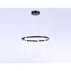 Светильник светодиодный подвесной с пультом Ambrella light, Line, FL10501, LED, 74 Вт, 5550Lum, 3000-6400К, цвет чёрный хром - Фото 4