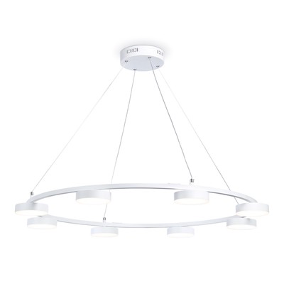 Светильник светодиодный подвесной с пультом Ambrella light, LineTech, FL51761, 9хLED, 67 Вт, 5025Lum, 3000-6400К, цвет белый