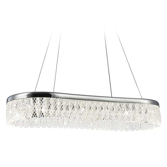 Светильник светодиодный подвесной с хрусталём Ambrella light, Traditional, TR49733, LED, 38 Вт, 2850Lum, 3000-6400К, цвет хром - Фото 1