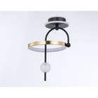Светильник светодиодный потолочный Ambrella light, LineTech, FL66424, LED, 15 Вт, 1125Lum, 3000-6400К, цвет чёрный, золото - Фото 2