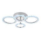 Светильник светодиодный потолочный с пультом Ambrella light, Original, FA412, 4хLED, 60 Вт, 4500Lum, 3000-6400К, цвет хром - Фото 3