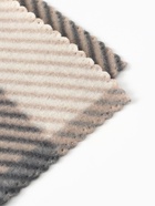 Плед флисовый «Экономь и Я. Клетка», 150×130 см, флис 160 г/м², бежевый - Фото 5