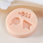 Молд силикон "Дорожные знаки" 2,4х1,7х0,5 - 2,5х2,1х0,5 см - фото 24260745