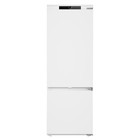 Холодильник встраиваемый MAUNFELD MBF193NFW1, двухкамерный, класс А+, 353 л, белый - фото 51465946