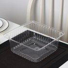 Крышка для тортницы пластиковая одноразовая ИП-43, 18.5×18.5×10.5 см, внутренний 16×16×10 см, 480 шт./уп - Фото 4