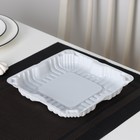 Дно для тортницы пластиковое одноразовое ИП-43, 18.5×18.5×10.5 см, внутренний 16×16×10 см, 480 шт./уп - Фото 1