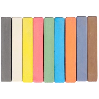 Мелки цветные школьные 9 шт. «Щенячий патруль», прямоугольные