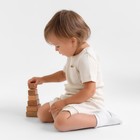 Комплект детский (футболка и шорты) MINAKU, цвет молочный, рост 92-98 см - фото 24387346