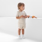 Комплект детский (футболка и шорты) MINAKU, цвет молочный, рост 92-98 см - фото 24387347