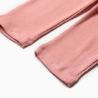 Комплект детский (кофта и штаны) MINAKU, цвет пыльно-розовый, рост 86-92 см - фото 22939122