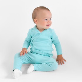 Костюм детский (кофта, штаны) MINAKU, рост 86-92 см, голубой