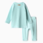 Комплект детский (кофта и штаны) MINAKU, цвет голубой, рост 110 см - Фото 13