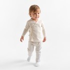 Комплект детский (кофта и штаны) MINAKU, цвет молочный, рост 80-86 см - Фото 2