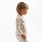 Комплект детский (кофта и штаны) MINAKU, цвет молочный, рост 80-86 см - Фото 3