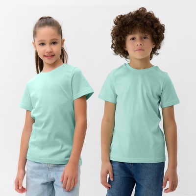 Футболка детская MINAKU, цвет бирюзовый, рост 134 см