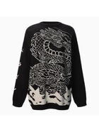 Джемпер женский MIST Dragon, чёрный, onesize (44-48) - Фото 11