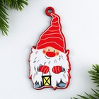 Ёлочная игрушка новогодняя «Гном», 4.9×9.7 см - Фото 3