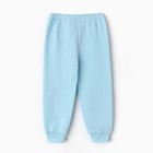 Пижама для мальчика (свитшот, брюки), цвет голубой/акула сёрфинг, рост 92 см - Фото 8