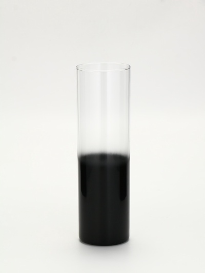 Ваза для цветов стекло «Затемнение», прямая, 27 см, 1.1 л.