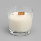Свеча из соевого воска в стакане с деревянным фитилем "Черная смородина", 65 гр - Фото 2