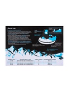 Тюбинг-ватрушка Winter Star, диаметр чехла 73 см, оранжевый, жёлтый - Фото 11