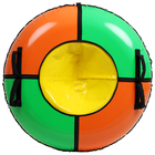 Тюбинг-ватрушка Winter Star, диаметр чехла 120 см, цвета МИКС - Фото 12