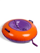 Тюбинг-ватрушка Winter Star, диаметр чехла 120 см, сиреневый, оранжевый - Фото 5