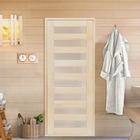 Дверь для бани и сауны «Зебра», коробка 170×70 см, деревянная, стекло 4 мм  (артикул 9909866)  большой выбор товаров оптом и в розницу по низким ценам с доставкой