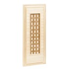 Дверь для бани и сауны «Плетёнка», коробка 180×70 см, деревянная - Фото 2