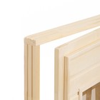 Дверь для бани и сауны «Плетёнка», коробка 180×70 см, деревянная - Фото 5