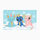 Набор полотенец Доляна "Счастья и любви" 28х46 см - 6 шт, 100% хл, рогожка 164 г/м2 - фото 24713501