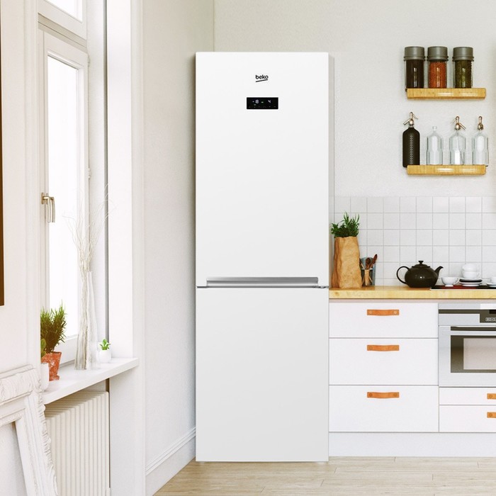 Холодильник Beko CNKL7321EC0W, двухкамерный, класс А+, 291 л, No Frost, белый