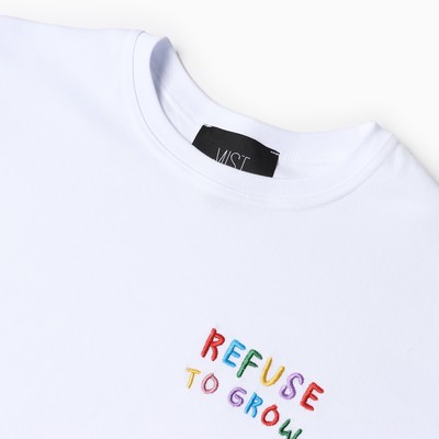 Футболка женская MIST Rainbow, размер 46-48 (L-XL), белая