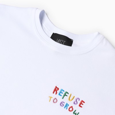Футболка женская MIST Rainbow, размер 46-48 (L-XL), белая