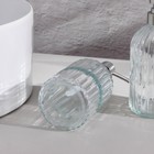 Набор дозаторов для ванной, по 400 мл, стекло, прозрачный - фото 8554217