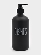 Набор дозаторов для мыла и моющего средства, 500 мл, стекло, чёрный, белый - Фото 2