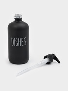 Набор дозаторов для мыла и моющего средства, 500 мл, стекло, чёрный, белый - Фото 4